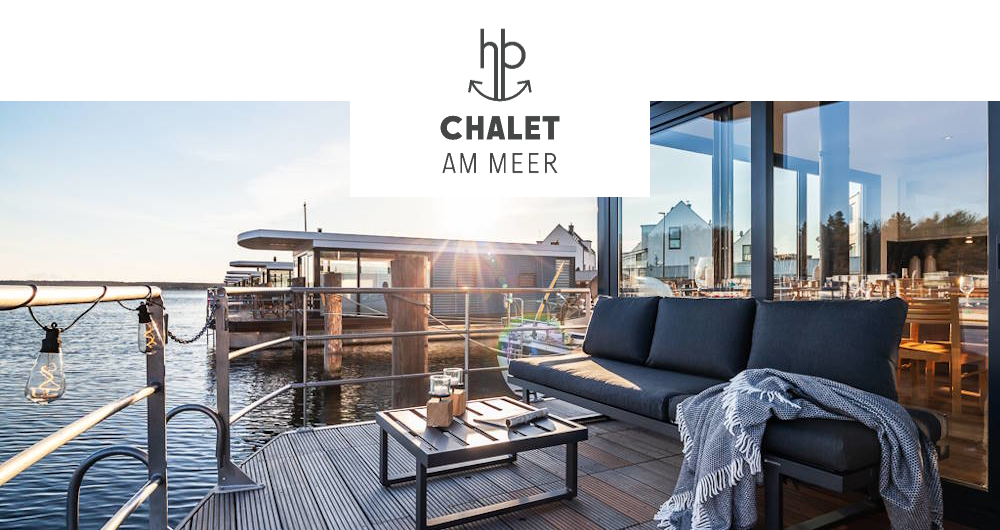 Hausboot Vermietung Ostsee - Chalet am Meer